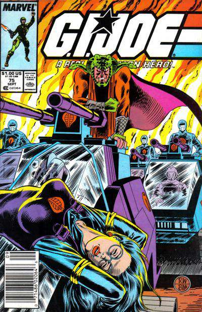 G.I. Joe, a Real American Hero #75 Newsstand Edition