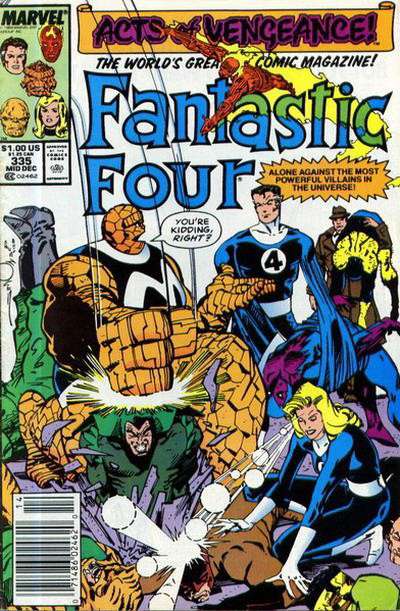 Fantastic Four (Vol. 1) #335 Newsstand Edition