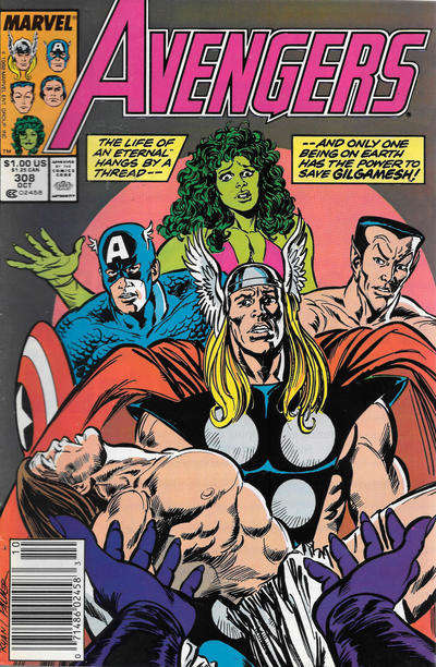 The Avengers #308 Newsstand Edition