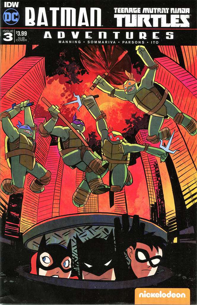 Batman/Teenage Mutant Ninja Turtles Adventures #3 Variation A