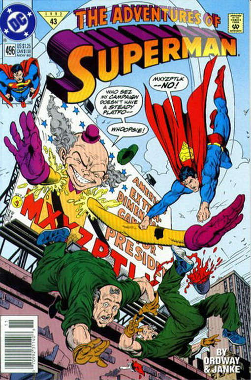 Adventures of Superman #496 Newsstand Edition