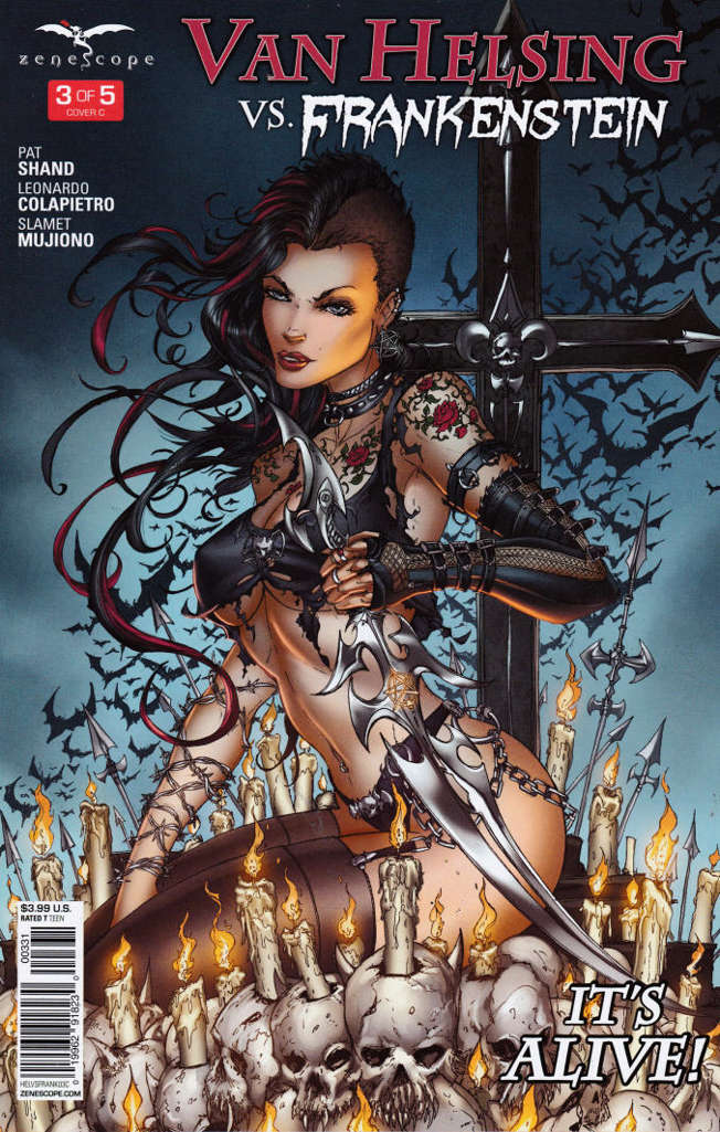 Van Helsing vs. Frankenstein #3 Variation C