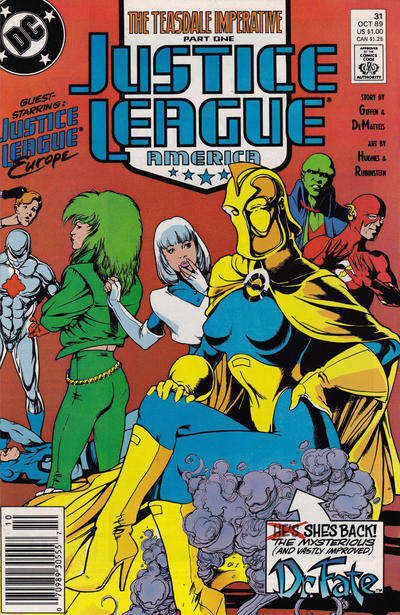 Justice League America #31 Newsstand Edition