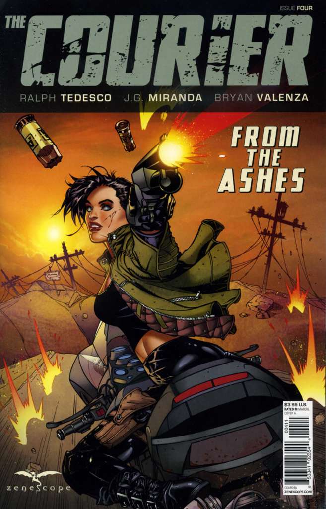 The Courier: From the Ashes #4 Variation A