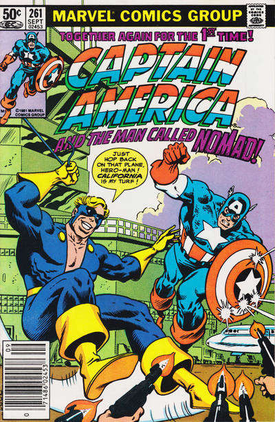 Captain America (1st Series) #261 Newsstand Edition