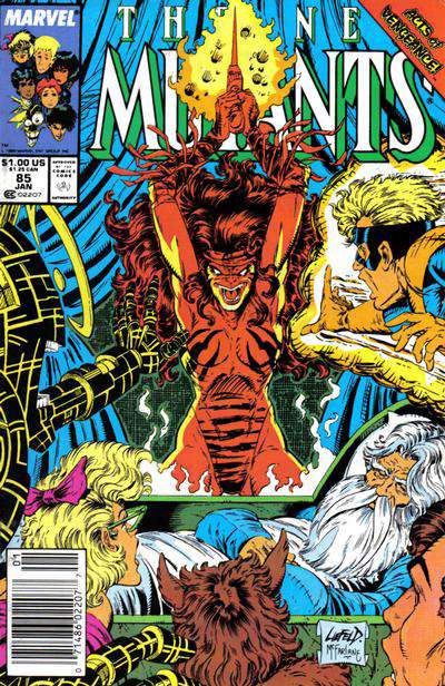 The New Mutants #85 Newsstand Edition