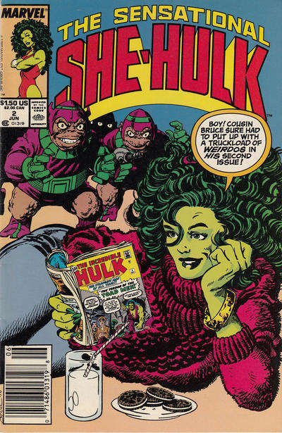 The Sensational She-Hulk #2 Newsstand Edition
