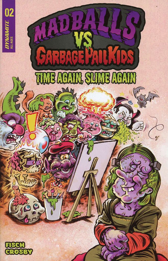 Madballs Vs. Garbage Pail Kids: Time Again, Slime Again #2 Variation B