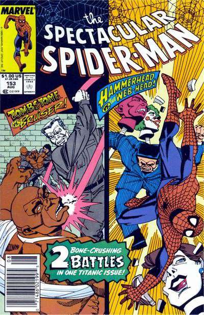 The Spectacular Spider-Man #153 Newsstand Edition