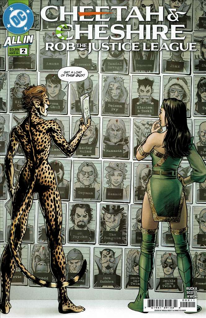 Cheetah & Cheshire Rob the Justice League #2 Variation A