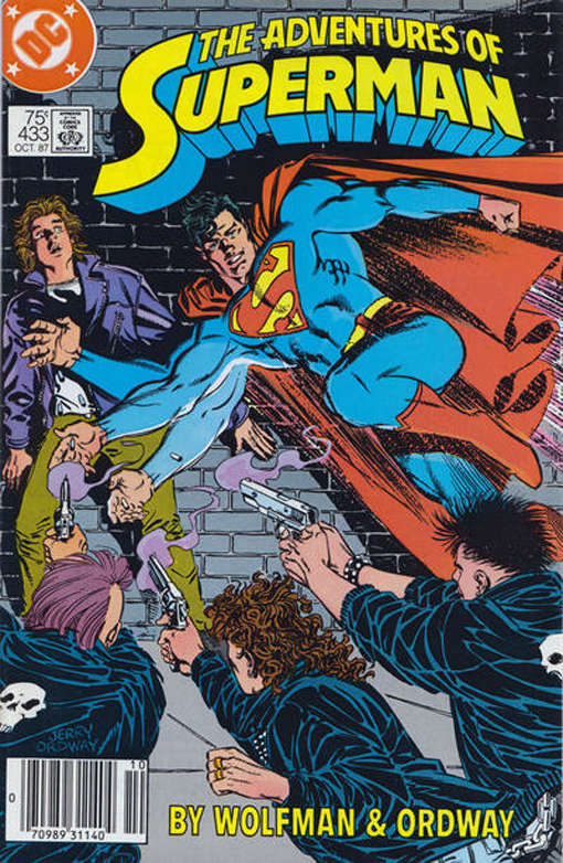 Adventures of Superman #433 Newsstand Edition