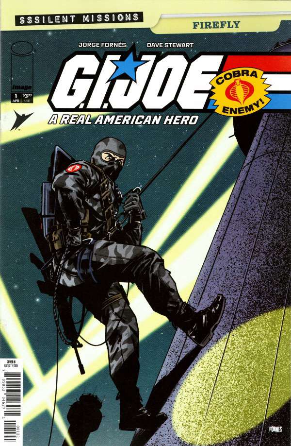G.I. Joe, a Real American Hero Sssilent Missions Firefly #1 Variation B