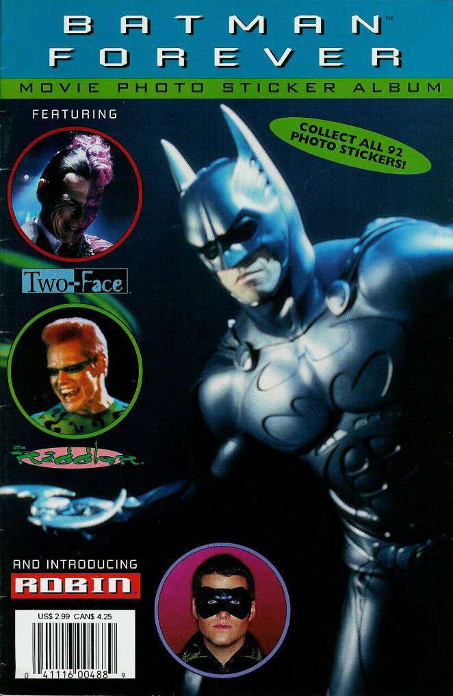 Batman Forever Movie Photo Sticker Album