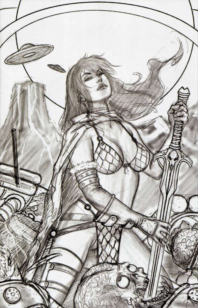 Mars Attacks/Red Sonja #1 Variation R