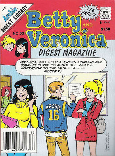 Betty and Veronica Digest Magazine #53