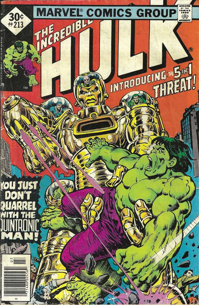 The Incredible Hulk #213 Variation B