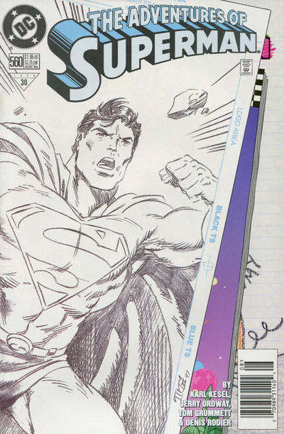 Adventures of Superman #560 Newsstand Edition
