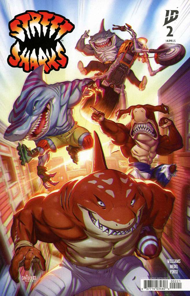 Street Sharks (IDW) #2 Variation B