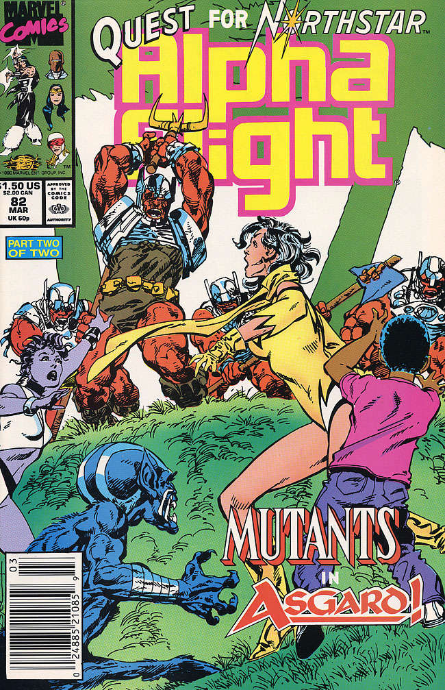 Alpha Flight (1st Series) #82 Newsstand Edition