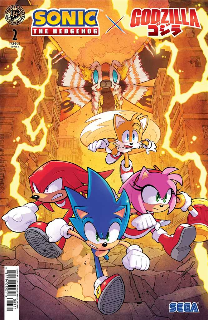 Sonic the Hedgehog X Godzilla #2 Variation A