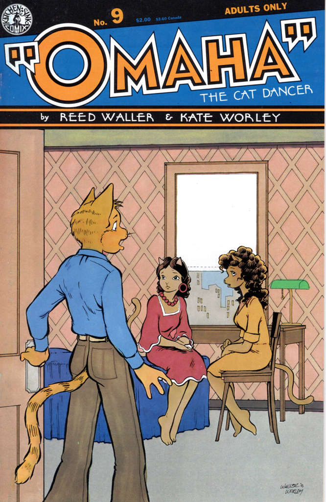 Omaha the Cat Dancer (Kitchen Sink) #9  - 3rd printing