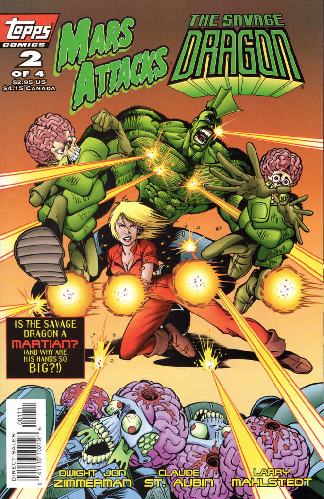 Mars Attacks the Savage Dragon #2