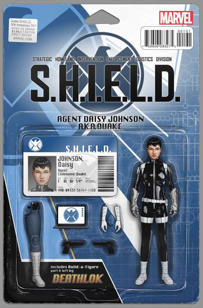 Quake: S.H.I.E.L.D. 50th Anniversary #1 Variation B