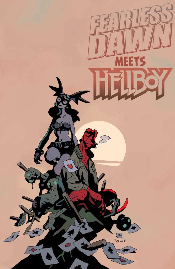 Fearless Dawn Meets Hellboy #1 Variation A