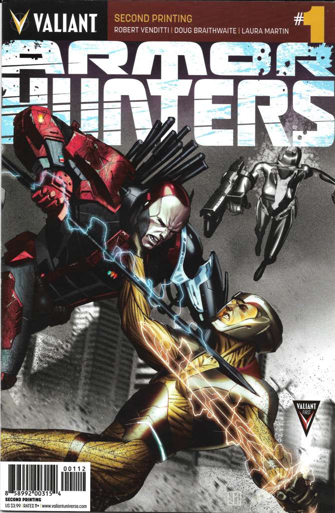 Armor Hunters #1  - 2nd printing