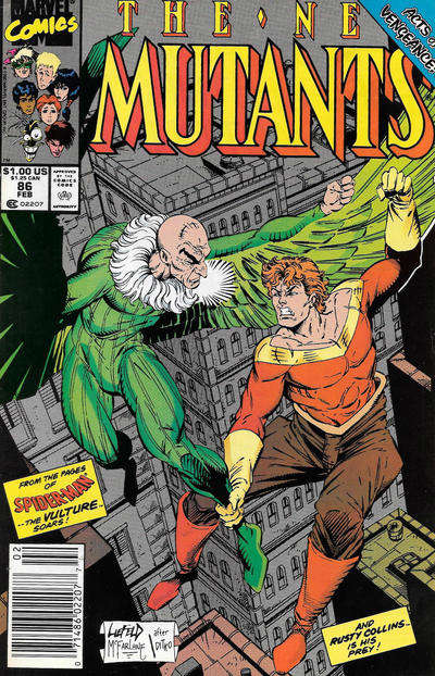 The New Mutants #86 Newsstand Edition