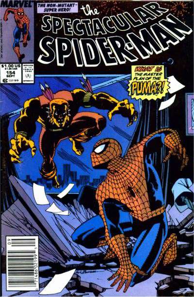 The Spectacular Spider-Man #154 Newsstand Edition