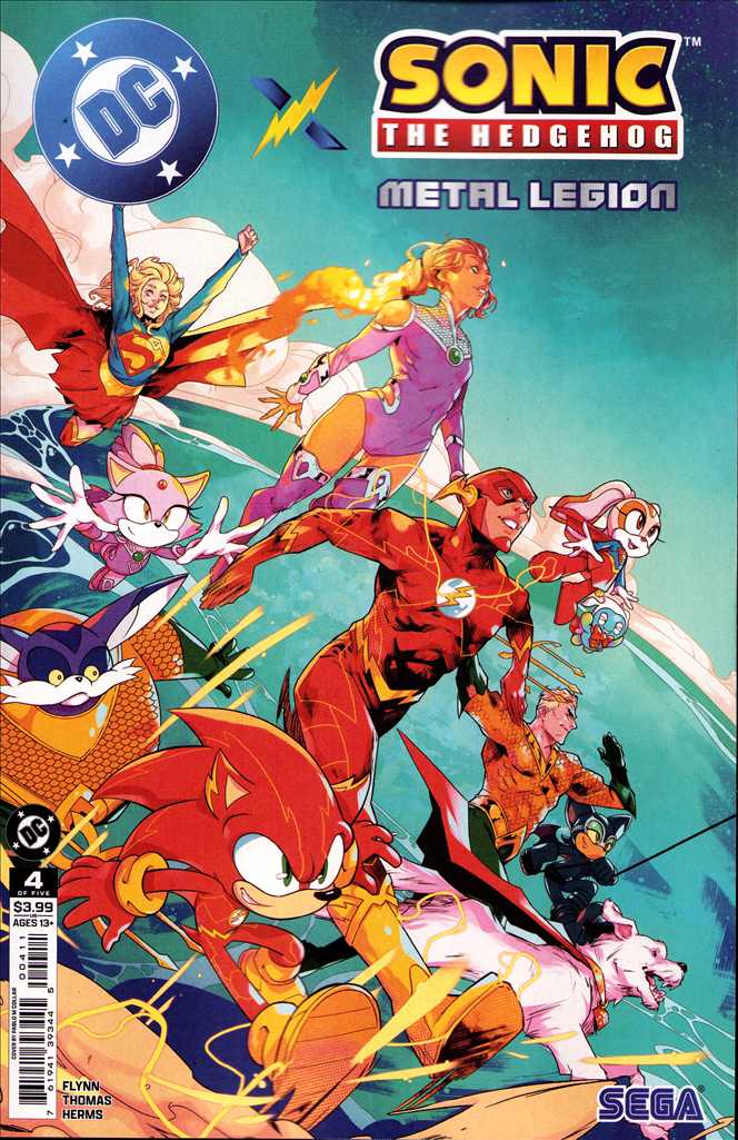 DC X Sonic the Hedgehog: Metal Legion #4 Variation A