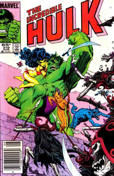 The Incredible Hulk #310 Newsstand Edition