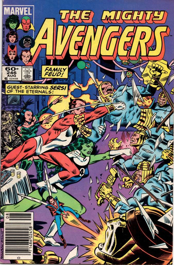 The Avengers #246 Newsstand Edition