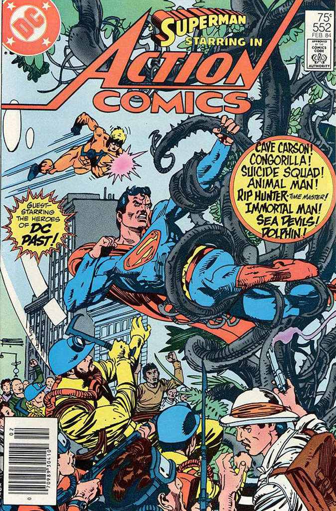 Action Comics #552 Newsstand Edition