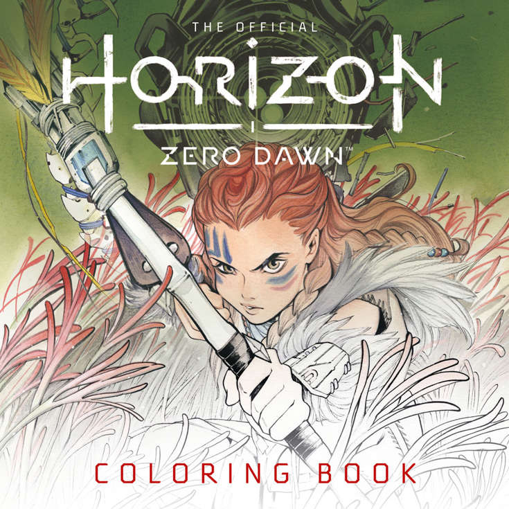 The Official Horizon Zero Dawn Momoko Coloing Book