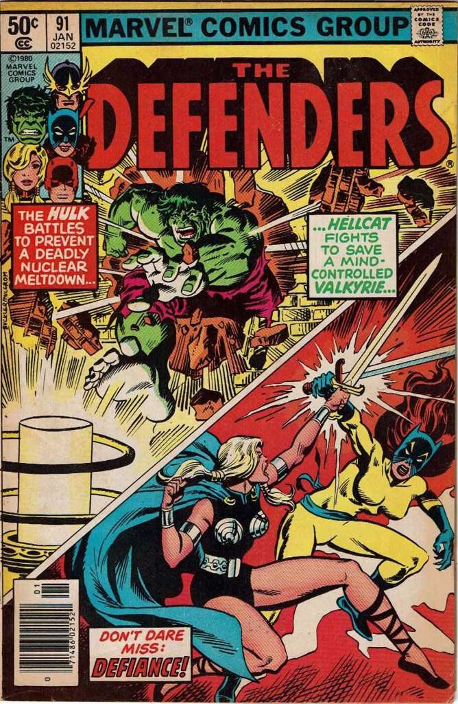 The Defenders #91 Newsstand Edition