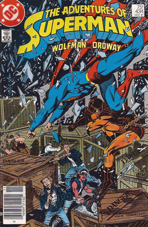 Adventures of Superman #434 Newsstand Edition
