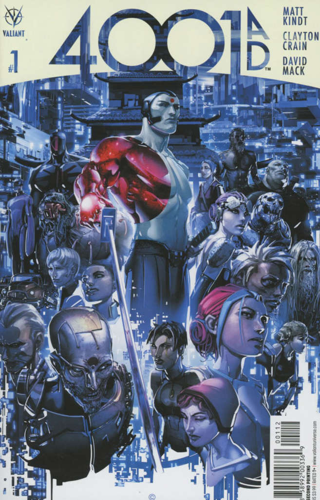 4001 A.D. #1  - 2nd printing