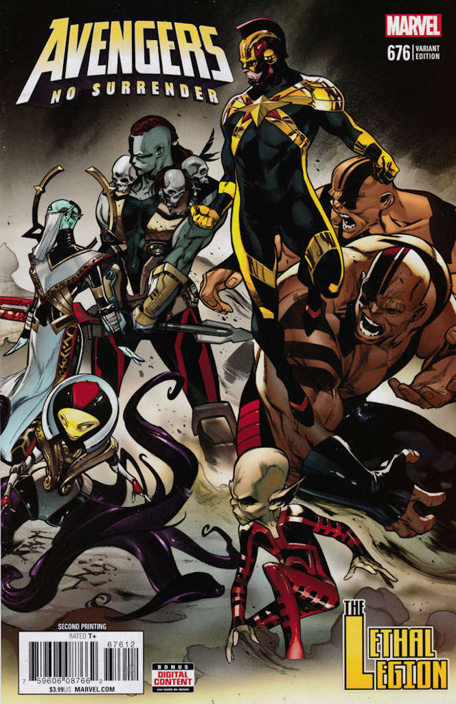 The Avengers #676  - 2nd printing