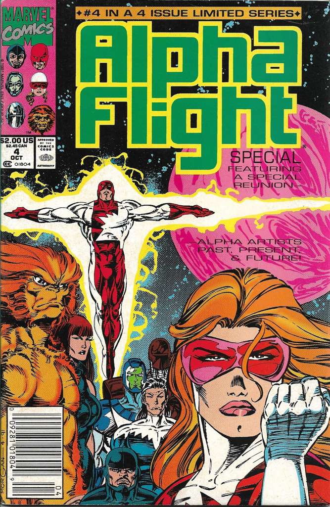 Alpha Flight Special #4 Newsstand Edition