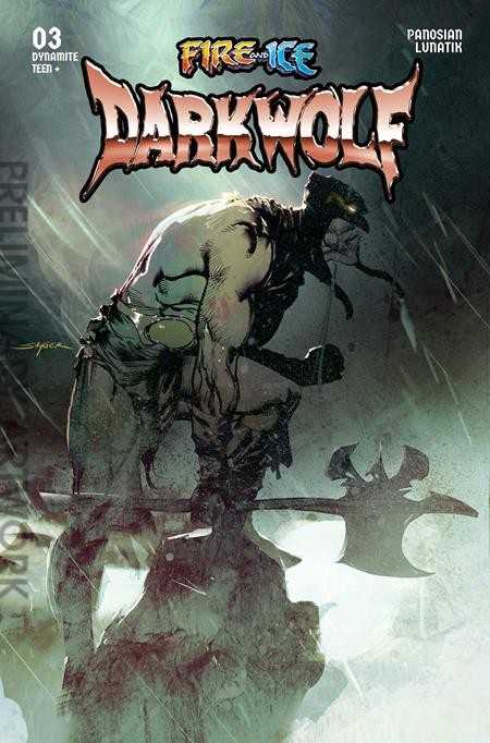 Fire and Ice: Darkwolf #3 Variation D