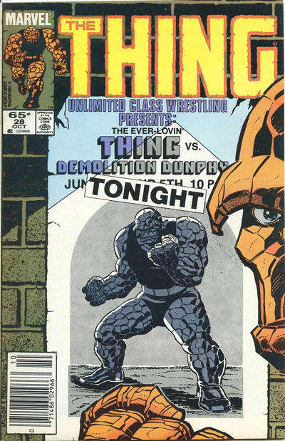 The Thing #28 Newsstand Edition