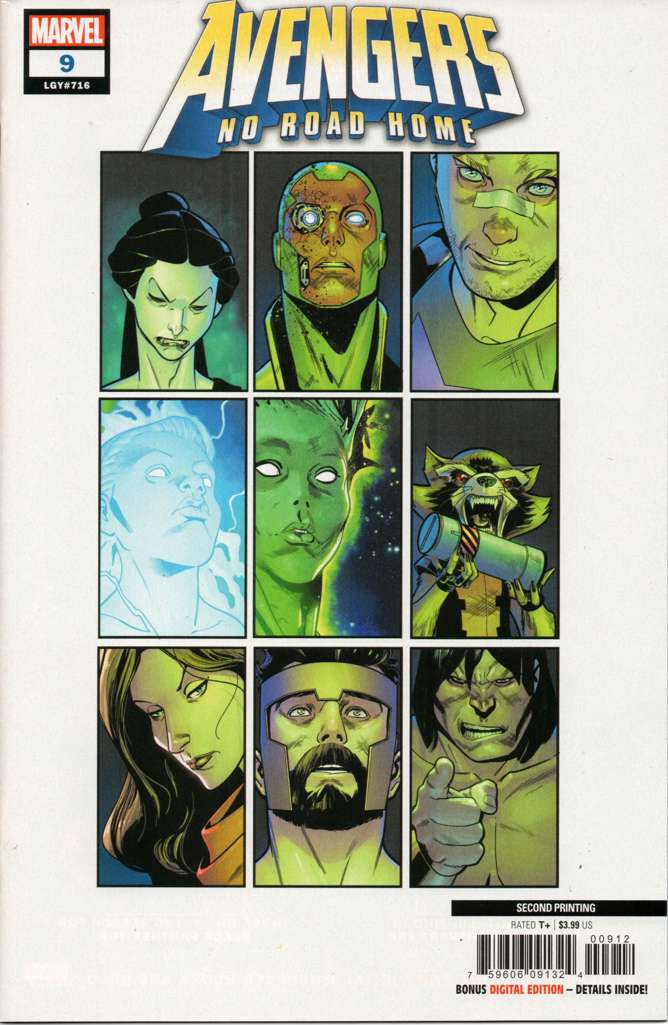 Avengers: No Road Home #9  - 2nd printing