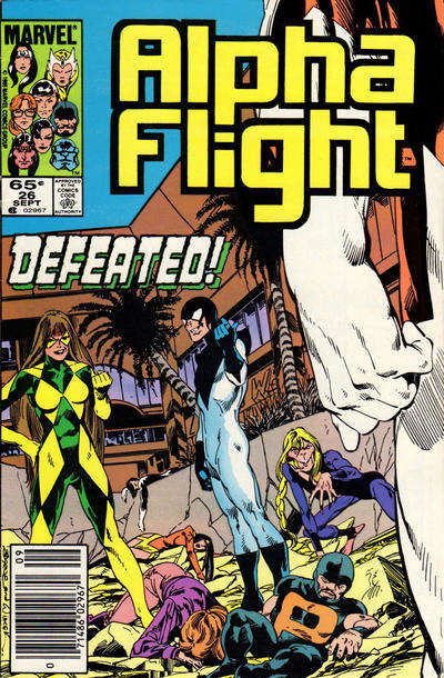 Alpha Flight (1st Series) #26 Newsstand Edition