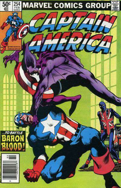 Captain America (1st Series) #254 Newsstand Edition