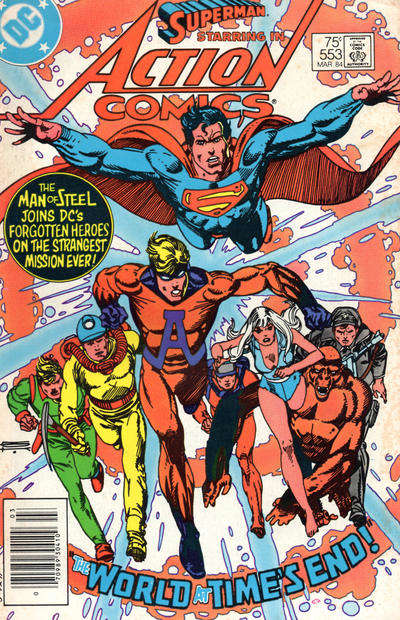Action Comics #553 Newsstand Edition