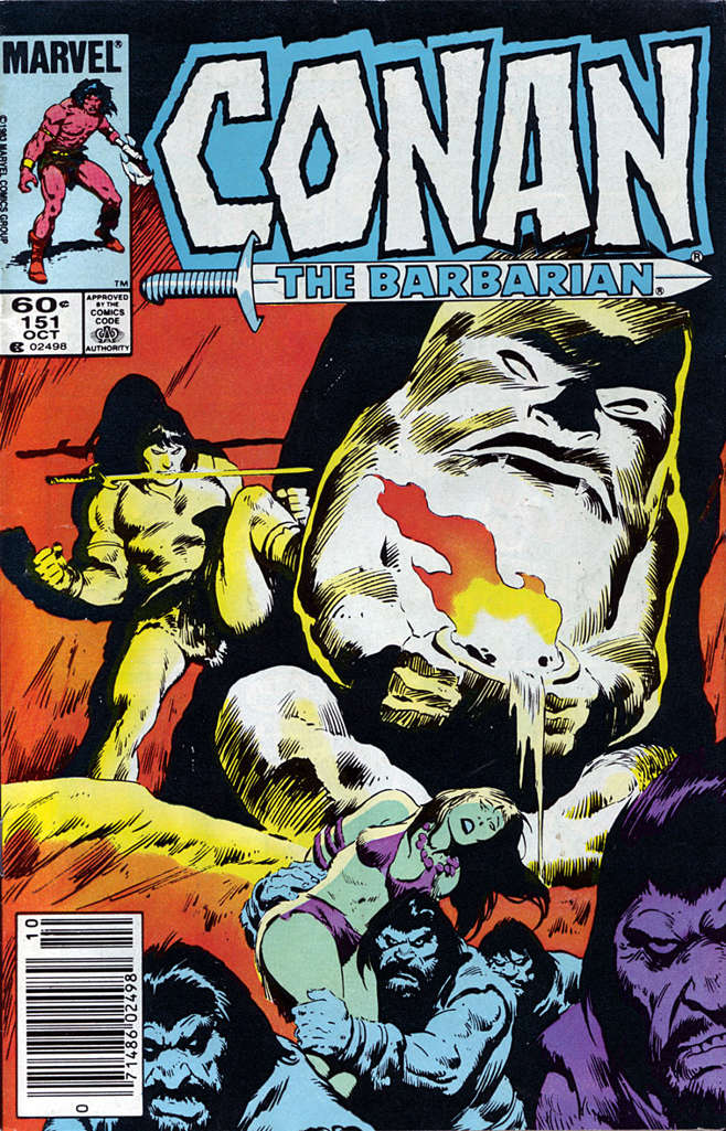 Conan the Barbarian #151 Newsstand Edition