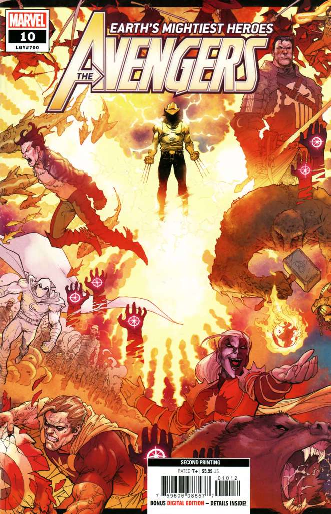 Avengers (8th Series) #10  - 2nd printing