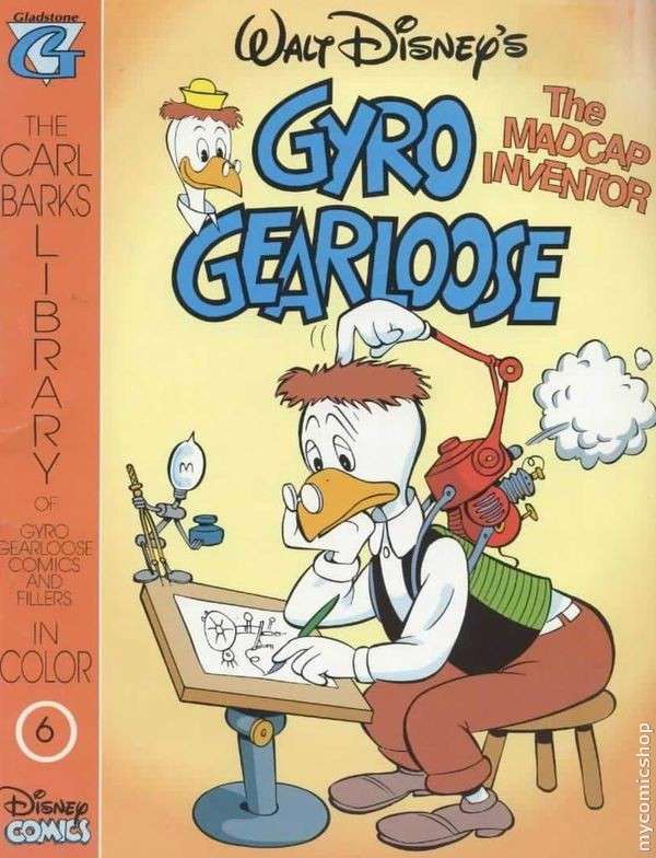 The Carl Barks Library of Walt Disney’s Gyro Gearloose Comics and Fillers in Color #6